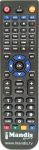 Replacement remote control for PDVD-703