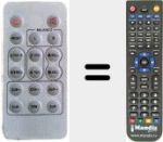 Replacement remote control for SS4100
