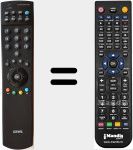 Ersatzfernbedienung f&uuml;r CONTROL 300 DVD (87000054)