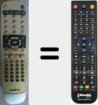 Replacement remote control for HFDL1070