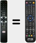 Ersatzfernbedienung f&uuml;r RC802N (04TCLTEL0252)