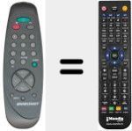 Replacement remote control for REMCON1237