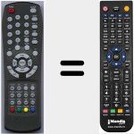 Replacement remote control for RC47TXT