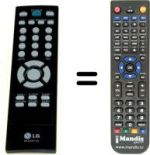 Replacement remote control LG CB 20K40