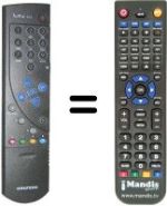 Gleichwertige Fernbedienung Grundig SE8270 DOLBY