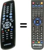 Gleichwertige Fernbedienung Samsung BN59-00687A
