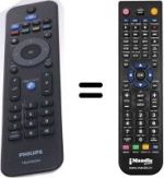 Gleichwertige Fernbedienung Philips 32HFL3233D / 10