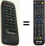 Gleichwertige Fernbedienung Panasonic EUR643820