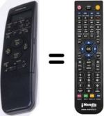 Gleichwertige Fernbedienung Panasonic NV-SD460