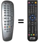 Gleichwertige Fernbedienung Philips RT351 / 111