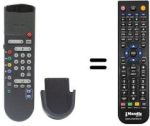Replacement remote control Philips RC7515 / 01
