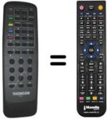 Replacement remote control Telefunken 7331