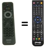 Replacement remote control Philips HVS57468