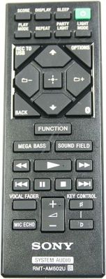 Originalfernbedienung SONY RMT-AM502U Originalfernbedienung SONY RMT-AM502U