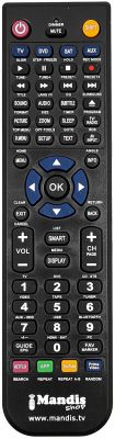 Replacement remote control WHITE WESTHINGHOUSE DIGICOMP. 44 KEYS Replacement remote control WHITE WESTHINGHOUSE DIGICOMP. 44 KEYS