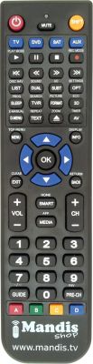 Gleichwertige Fernbedienung Grundig SE9120VPT Gleichwertige Fernbedienung Grundig SE9120VPT