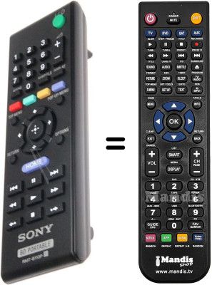 Gleichwertige Fernbedienung Sony RMT-B113P