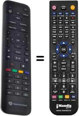 Gleichwertige Fernbedienung RC2634201-01B