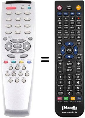 Gleichwertige Fernbedienung Grandin 55FV05