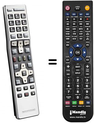 Gleichwertige Fernbedienung Kathrein UFS822SW