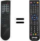 Gleichwertige Fernbedienung Pace MSS200