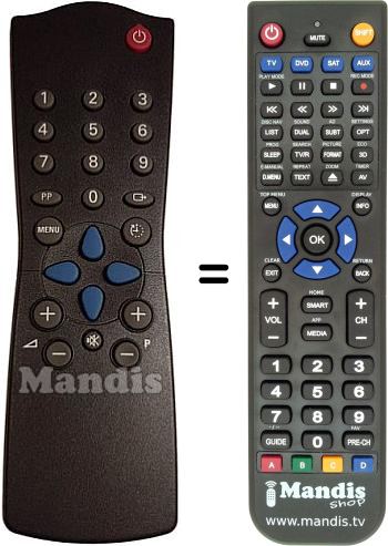 Replacement remote control Philips RC282401-01