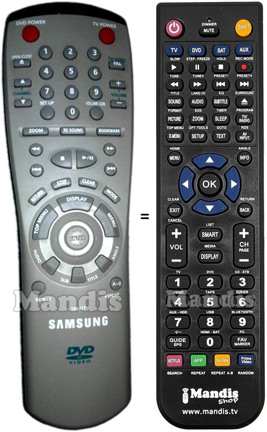 Replacement remote control Samsung 10141T