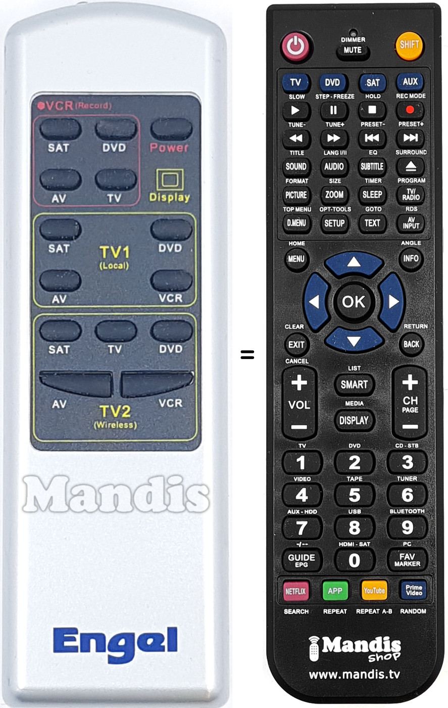 Replacement remote control Engel009