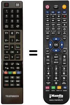 Replacement remote control 23103896