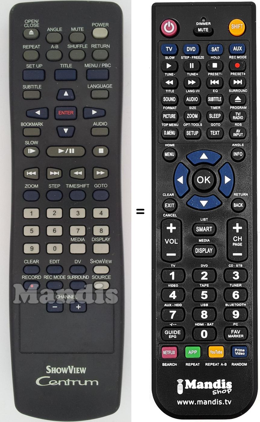Replacement remote control XAMBA500