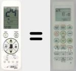 Original remote control AKB74375404