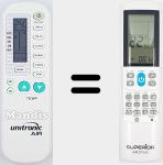 Universal remote control Aircoplus (42530)