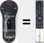 Original remote control AN-MR700 (AKB75455602)