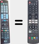 Universal remote control Universal TV LG