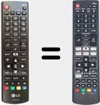 Universal remote control Universal TV LG