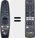 Universal remote control Universal TV LG