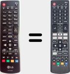 Universal remote control Universal TV LG