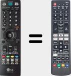 Universal remote control Universal TV LG