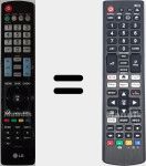 Universal remote control Universal TV LG