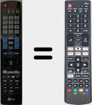 Universal remote control Universal TV LG