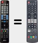 Universal remote control Universal TV LG