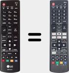 Universal remote control Universal TV LG