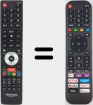 Universal remote control Universal TV Hisense