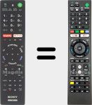 Universal remote control Universal TV Sony