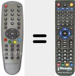 Replacement remote control for 011110T