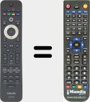 ErsatzFernbedienung für Philips TV 47PFL760647PFL7606H1247PFL7606K02