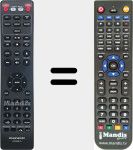 Replacement remote control for RC003HD (30701022900AS)