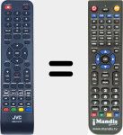 Replacement remote control for RM-C3412 (8501HD53A512)