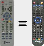 Replacement remote control for Mosaic (AD600-1)