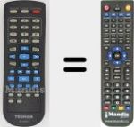 Replacement remote control for SE-R0301 (AH803101)